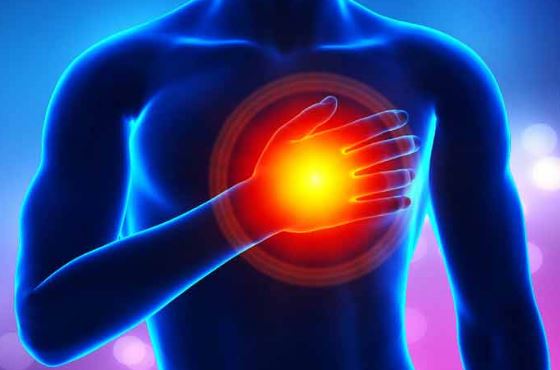 Локализация боли в области сердца