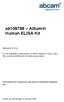 ab108788 Albumin Human ELISA Kit
