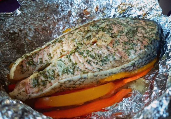 диетическая рыба в духовке фото