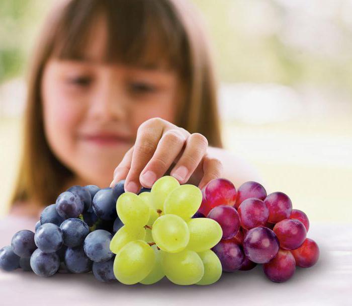 С какого возраста детям можно давать виноград и виноградный сок?