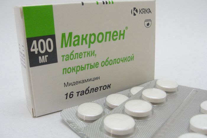 Макропен - лекарство от гайморита