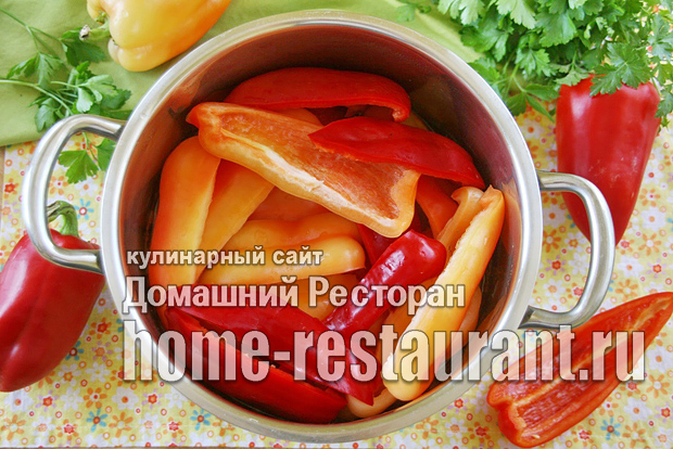 Болгарский перец с медом на зиму фото_01