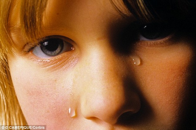 We cry after being hurt as a way to release stress hormones, which build up when we