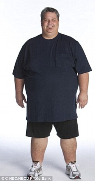 Danny Cahill before he lost 239lbs in 13 weeks on the show