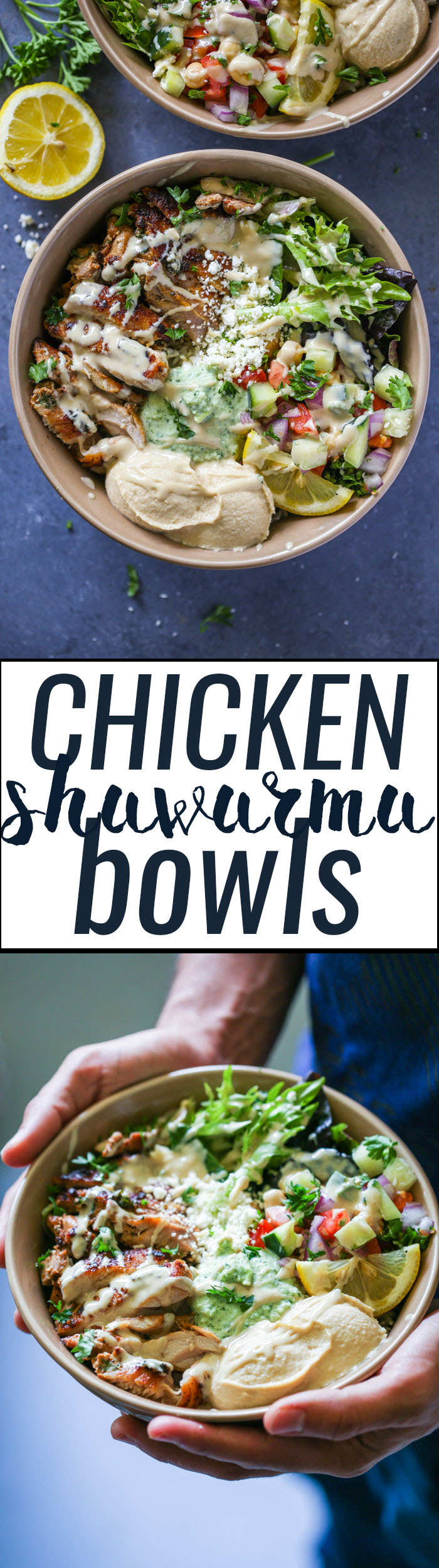 Healthy Chicken Shawarma Bowls