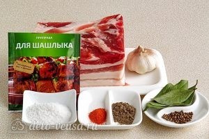 Свиная грудинка в мультиварке: Ингредиенты