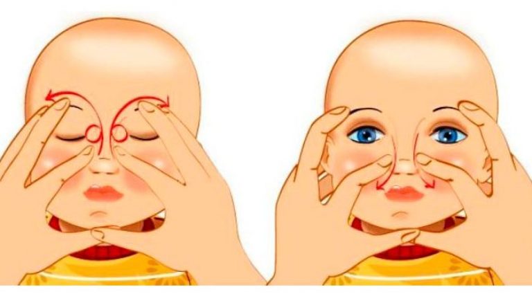 Массаж глаз новорожденному ребенку