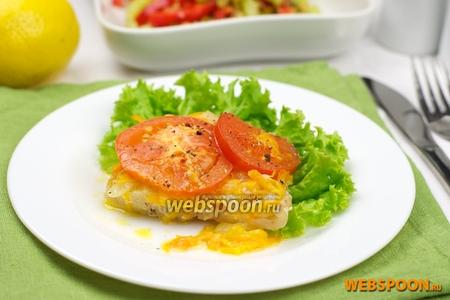 Фото рецепта Филе хека запечённое с овощами