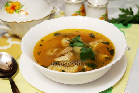 Фото рецепта Фасолевый мясной суп