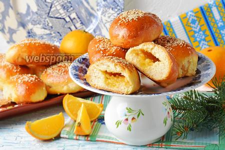 Фото рецепта Пирожки с апельсинами