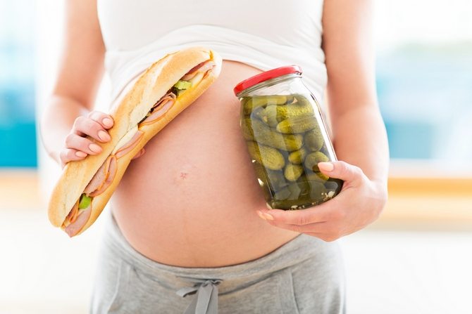 Неправильное питание беременной 
