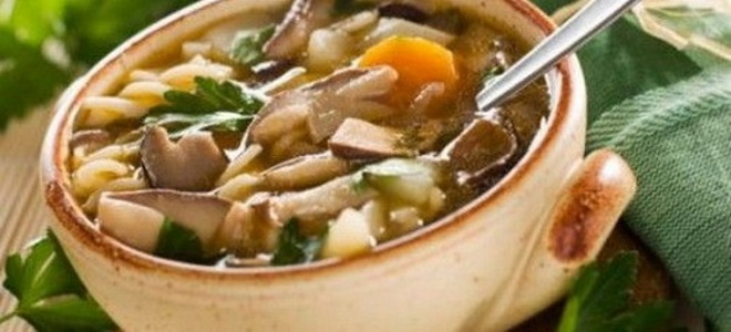суп из грибов зонтиков рецепт