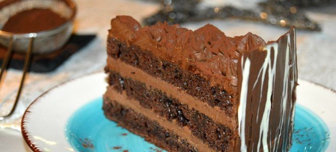шоколадный торт с маскарпоне