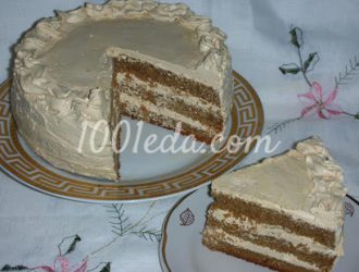 Кофейный торт в мультиварке: рецепт с пошаговым фото