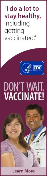 I do a lot to stay healthy, including getting vaccinated. Don