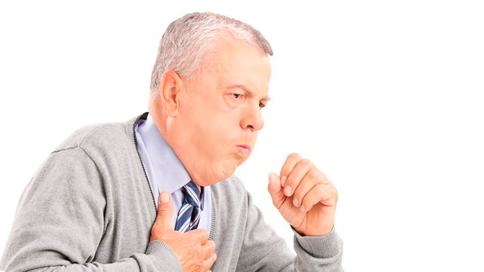 Сильный кашель один из симптомов атрофического бронхита